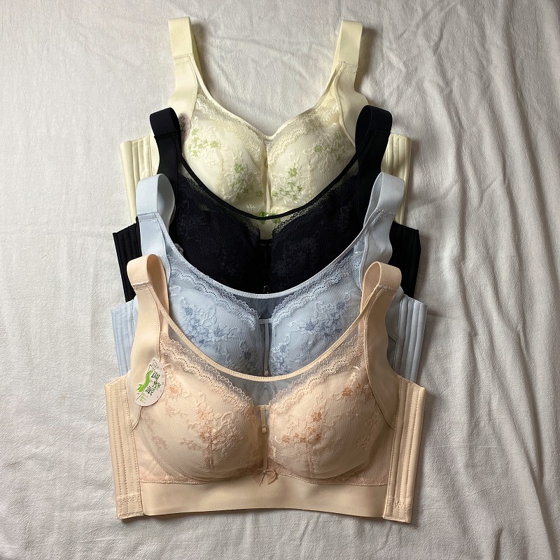 6862抹胸薄款C杯内衣女抹胸式聚拢无钢圈防走光侧收副乳调整文胸