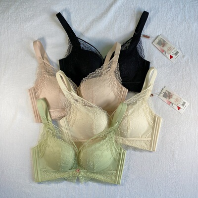 小胸AB杯性感蕾丝交叉带2155内衣