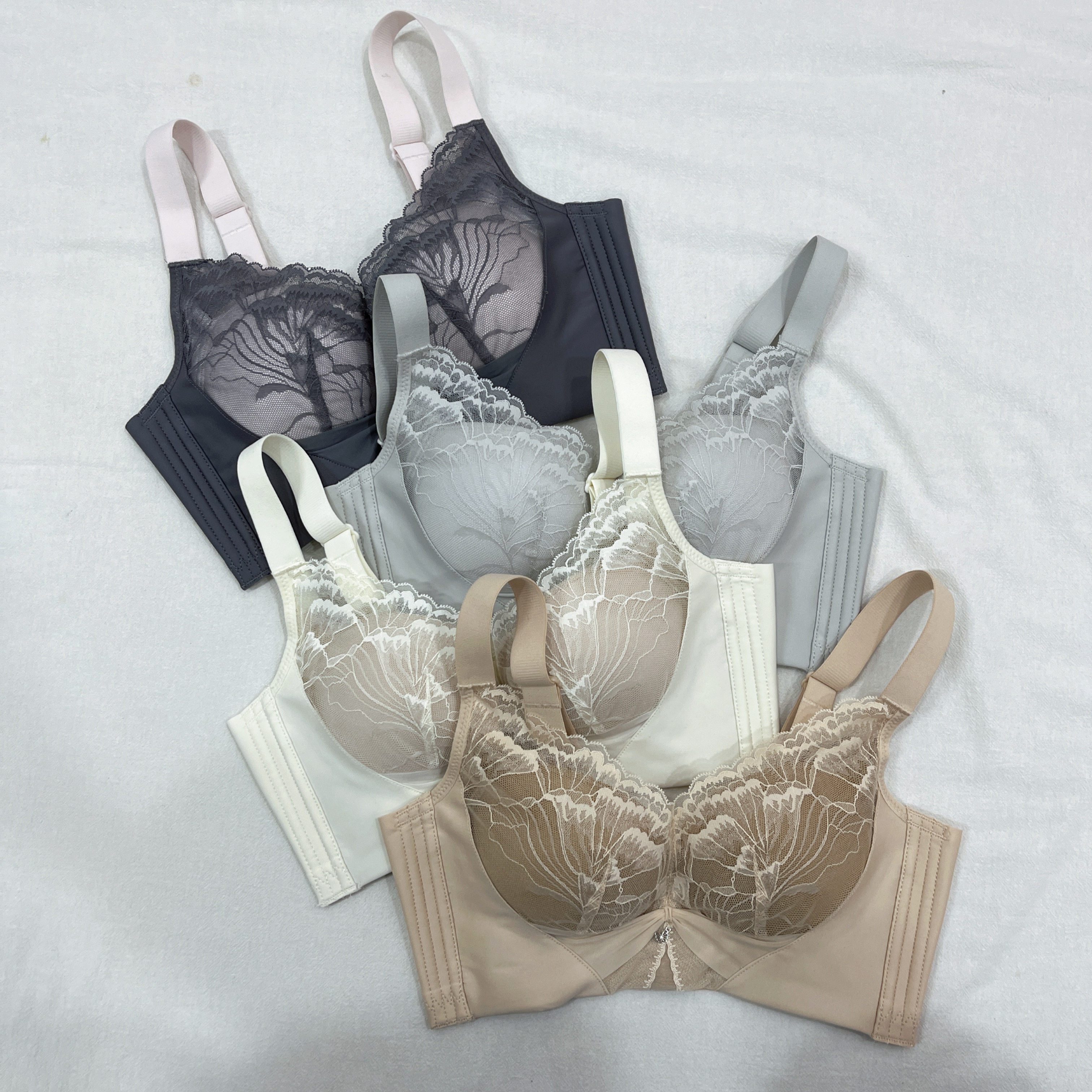 无磁托玛琳按摩杯内衣女无钢圈中厚AB杯小胸聚拢调整型收副乳文胸,女士内衣/男士内衣/家居服,文胸,淘宝优惠券,粉丝福利购,淘宝优惠卷