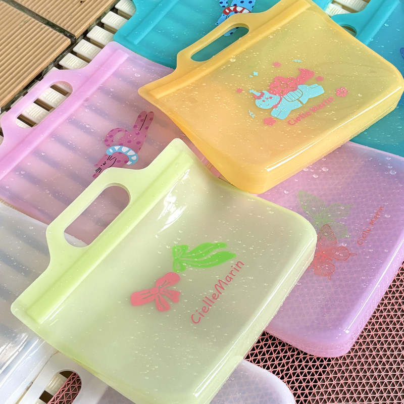 新款正品ciellemarin喜马林加大游泳专业干湿分离硅胶果冻包