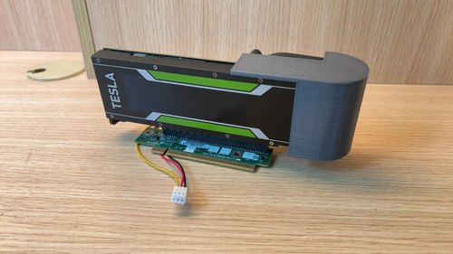 NVIDIA TESLA P4 T4 M4 半高运算卡显卡散热涡轮风扇改装U型