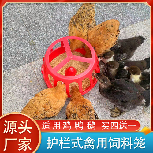 鸡食槽胶料防撒养殖器盆家用