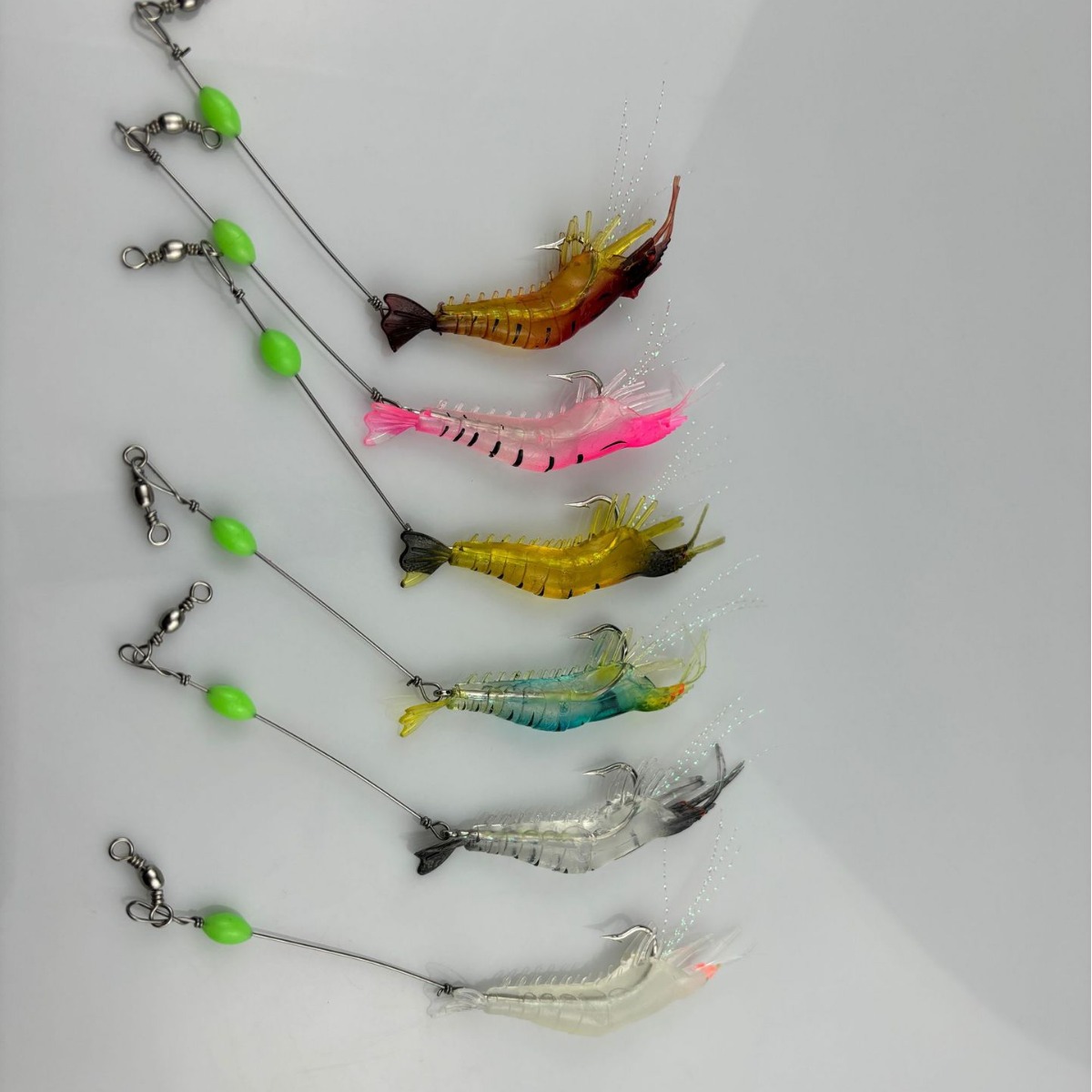 路亚饵仿生虾软虾假饵