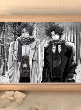 第五人格勘探员诺顿坎贝尔周边房间精致摆件木质相框送朋友礼物潮