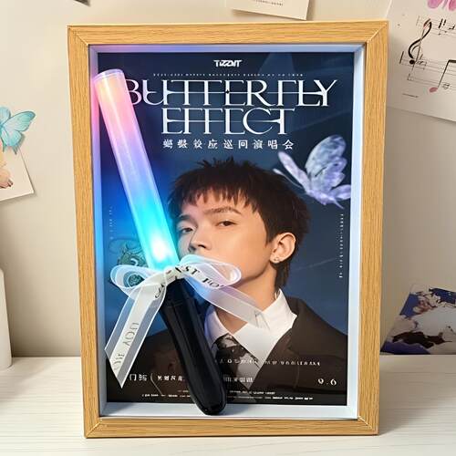 【Tizzy T】演唱会荧光棒收纳相框展示装饰摆台DIY透明框创意可定