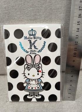 Hellokitty中古稀有2010年绝版爱丽丝Kitty便签本，全新80页