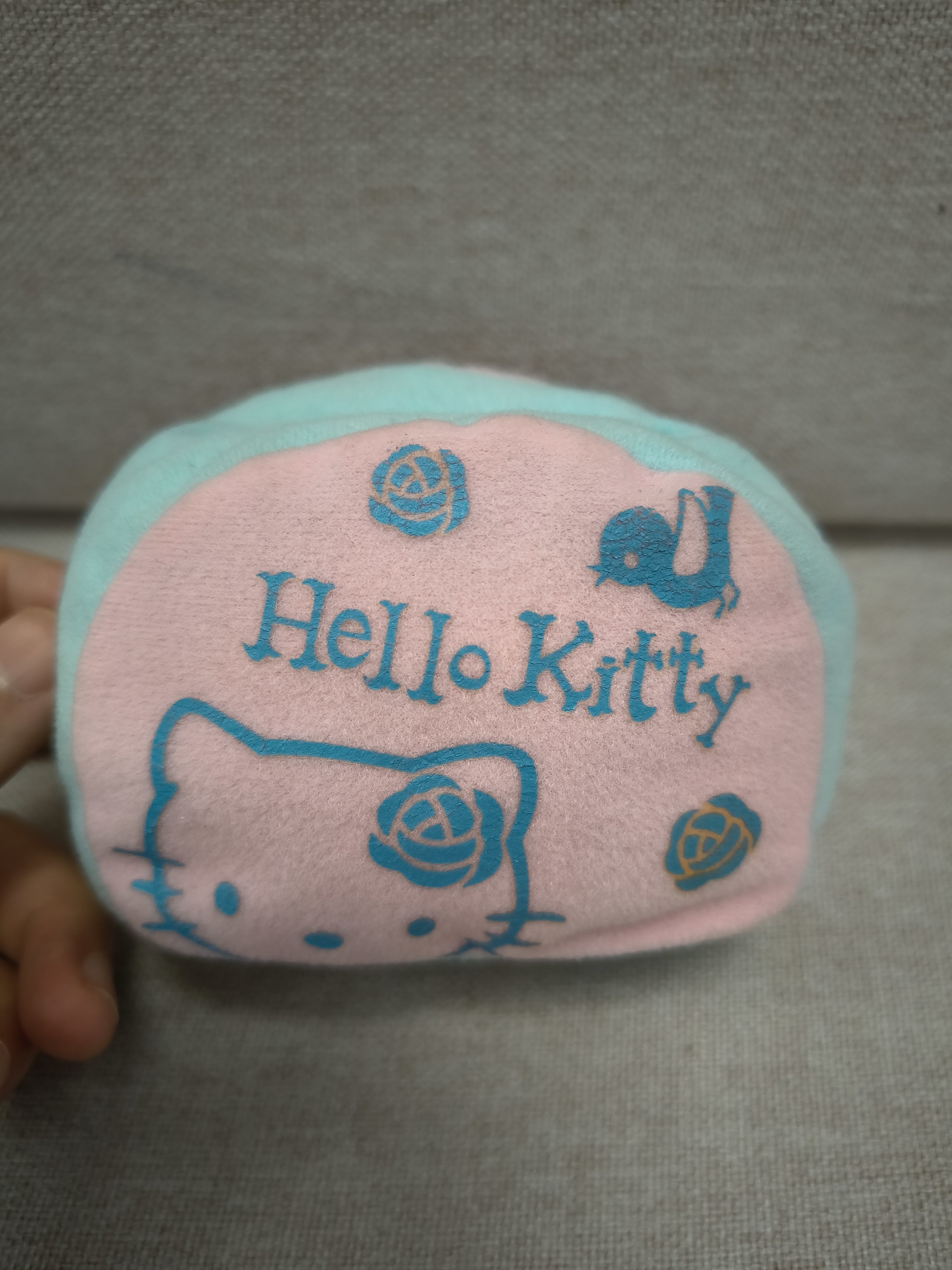 HelloKitty稀有1998年绝版玫瑰花手机座遥控器座