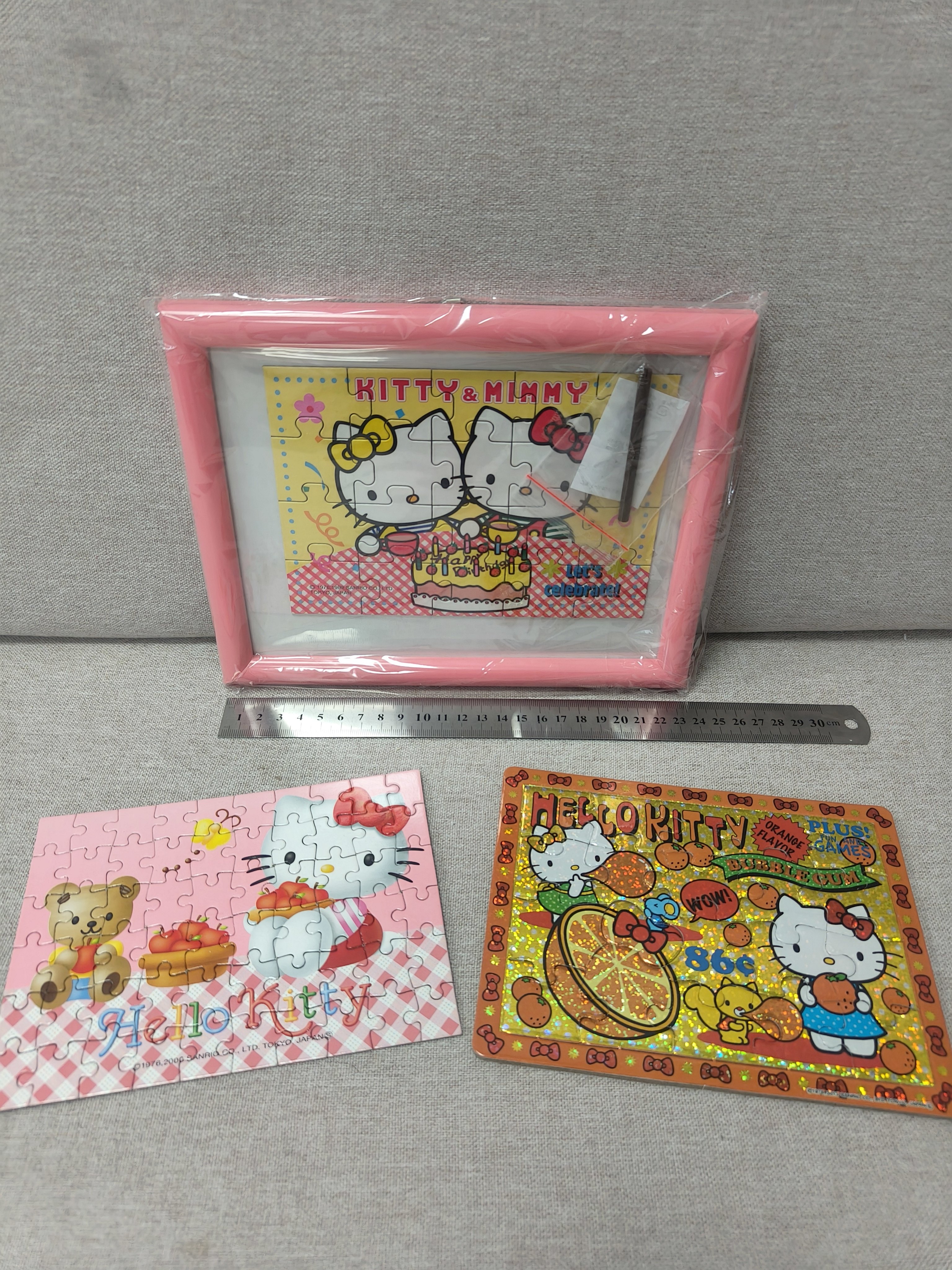 Hellokitty中古稀有1999、2000、2013年拼图套出全新
