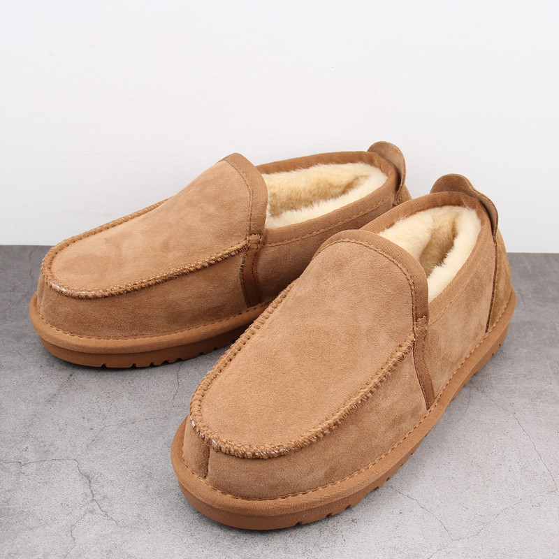 情侣雪地靴男士羊皮毛一体低帮加绒豆豆鞋懒人一脚蹬开车乐福鞋冬,流行男鞋,乐福鞋（豆豆鞋）,淘宝优惠券,粉丝福利购,淘宝优惠卷