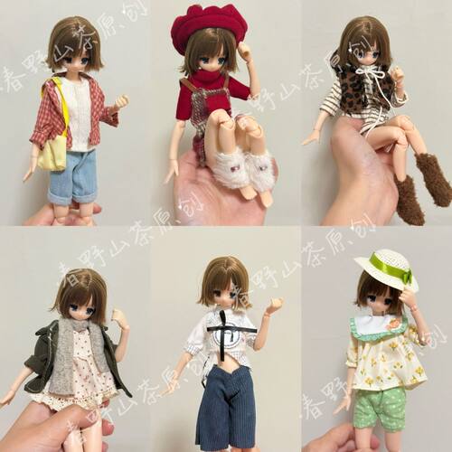 azone娃衣丽佳licca衣服套装特六盲盒变身电器街混合天使娃衣