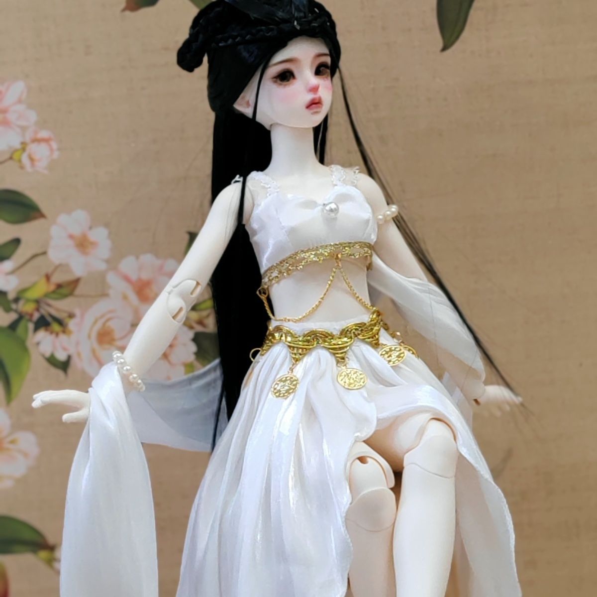 bjd45厘米古风娃衣女三分四分60cm古风换装衣服图片