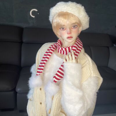 bjd娃衣冬日圣诞针织毛衣格子裤套装4分大4分3分68叔70叔75叔BJD