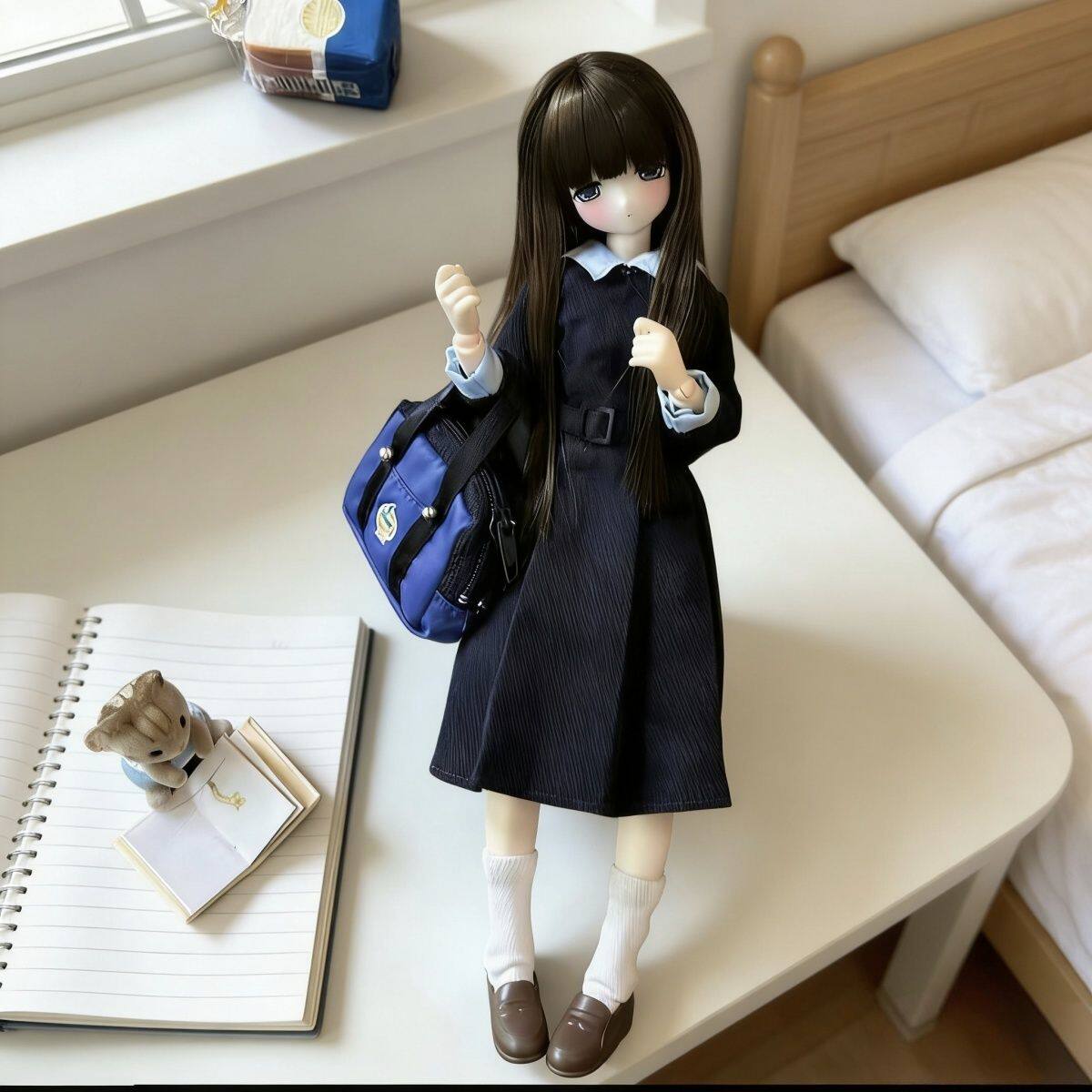(仅娃衣)丽佳“高校制服”azone娃衣bjd6分娃衣小布校服ob2224图片