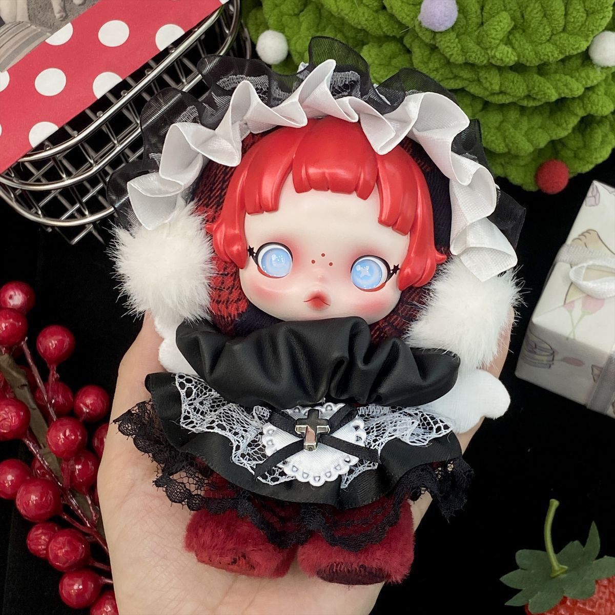 原创娃衣泡泡高颜值玛特摇滚乐套装10棉花cm娃娃用毛绒仅娃衣