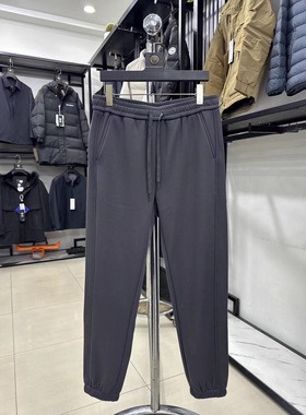 【豆剪】加绒！宽松束脚卫裤！秋冬款纯色休闲松紧运动九分9K218