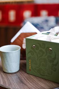 越窑青瓷阳明修心杯 家用主人杯 功夫茶具