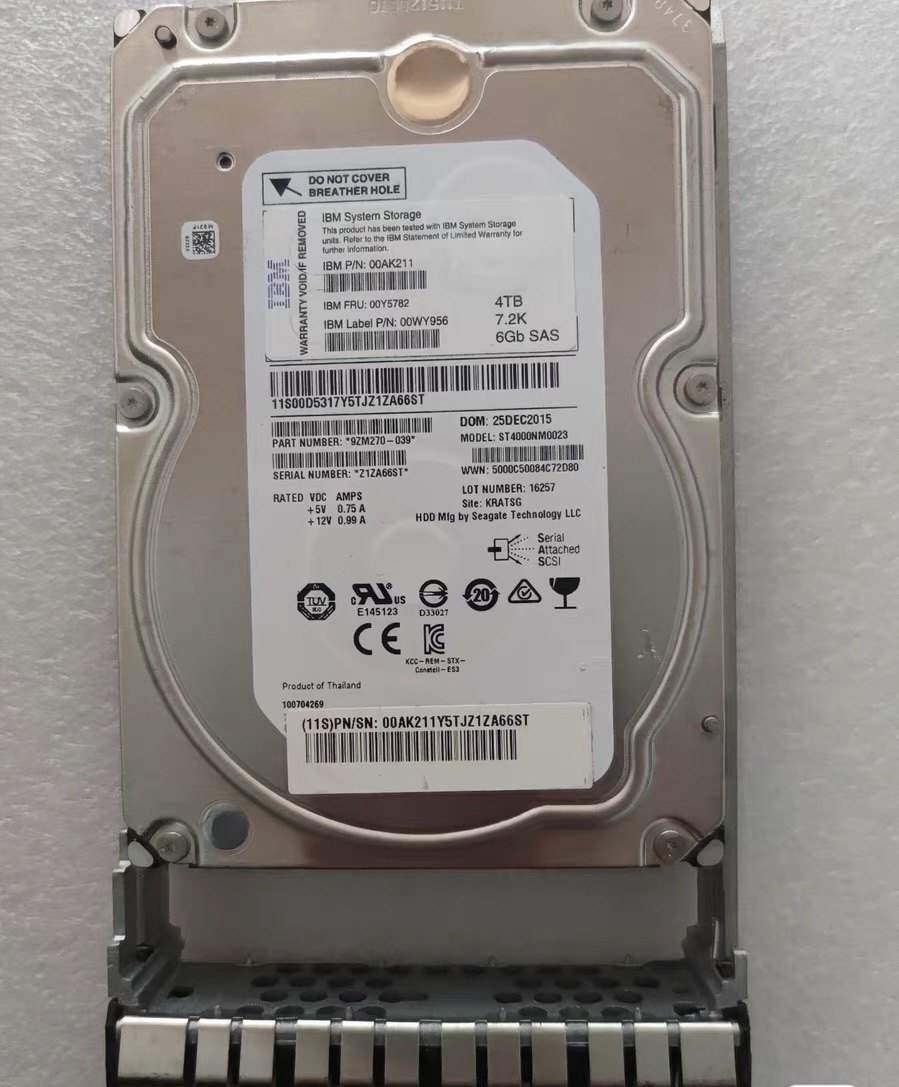 原装拆机IBM AC32 00Y5782 4T 7.2K 3.5