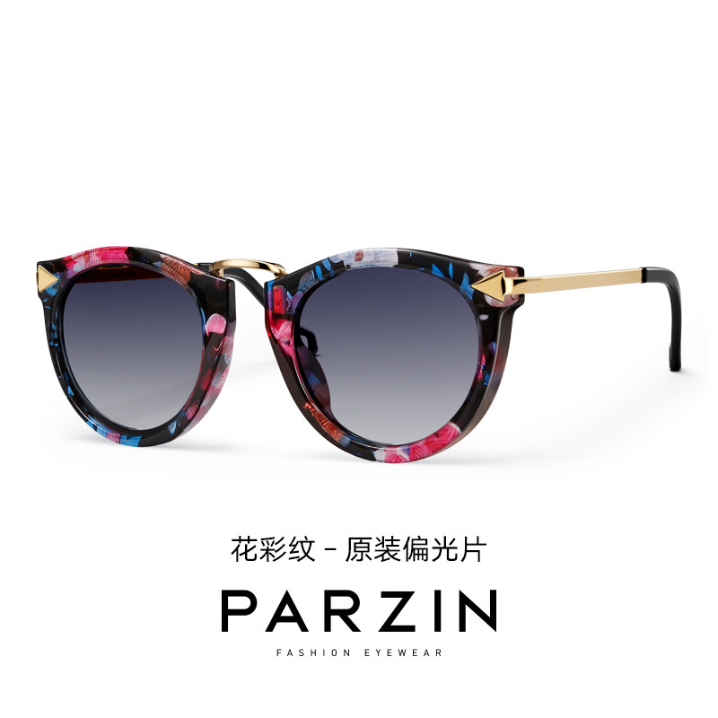帕森墨镜女圆脸时尚美颜开车驾驶偏光镜防晒太阳镜防紫外线PZ923