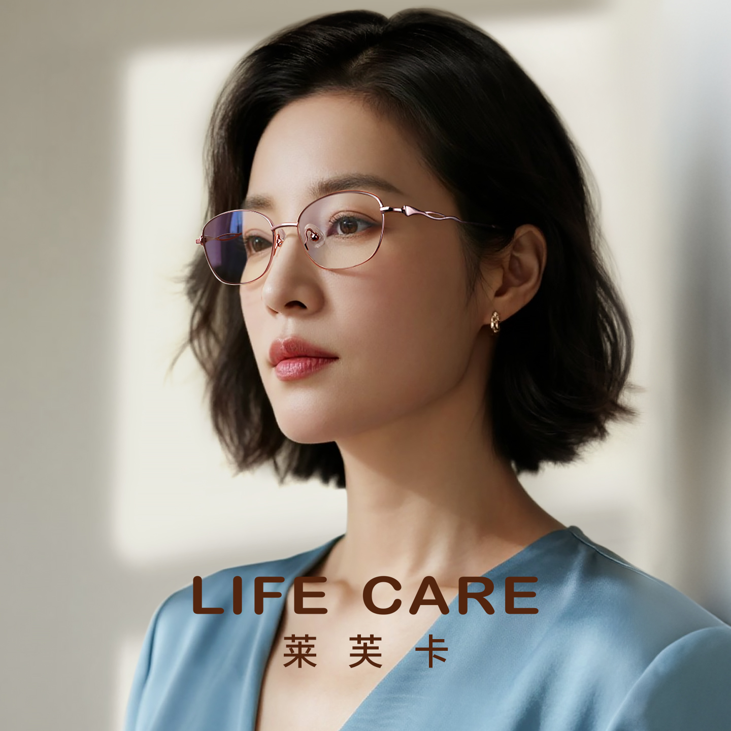【双11预售】LIFECARE老花镜女高清防蓝光镜片减龄高品质远视眼镜