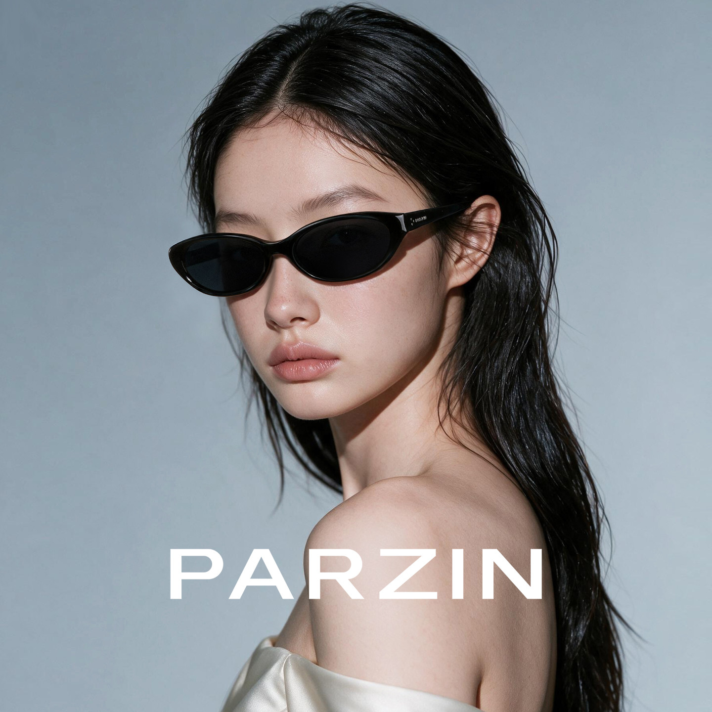 帕森猫眼墨镜女2027新品轻盈板材高清尼龙镜片防晒太阳镜男PZ7891