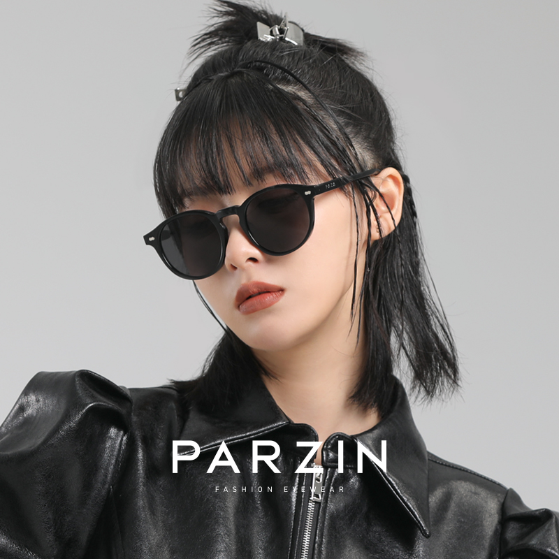 帕森PAZA小框太阳镜女复古潮流彩色防晒墨镜男防紫外线PZ12706