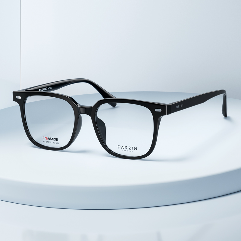 帕森近视定制简约百搭黑框眼镜架