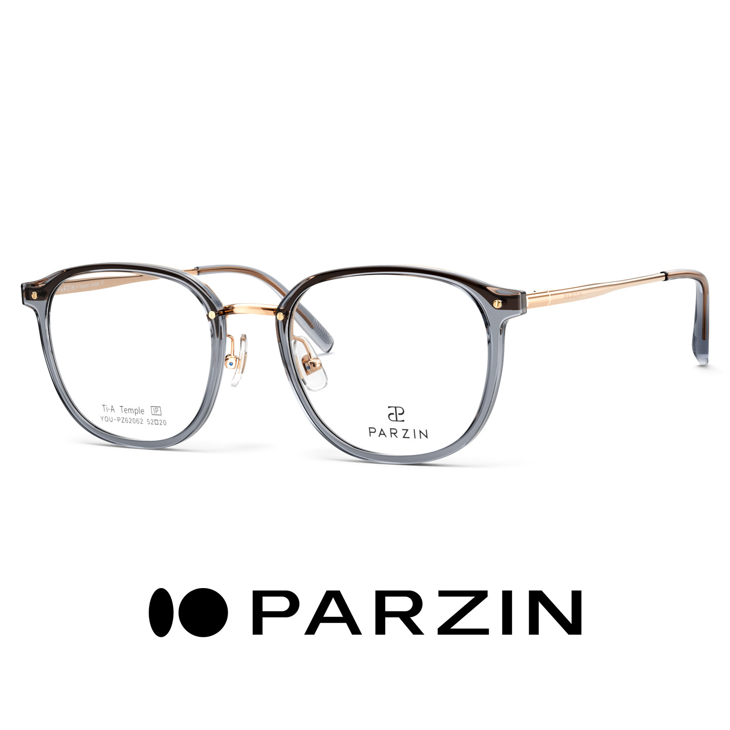 帕森轻盈光学镜架女日常通勤素颜防蓝光可配度数近视眼镜PZ6206