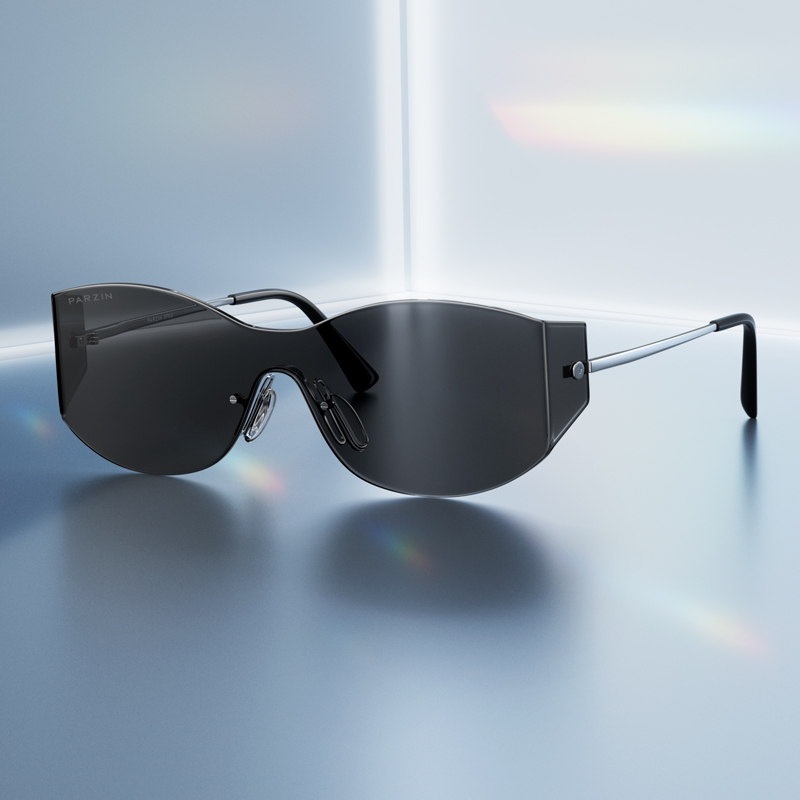 帕森潮流男女款曲面无框太阳镜
