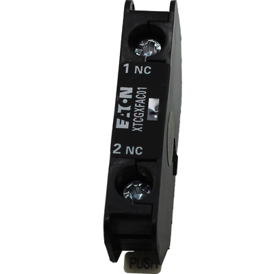 EATON伊顿XTCGXFAC01顶装辅助触点模块1NC一常闭 原装MOELLER穆勒