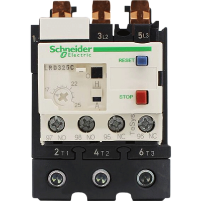 施耐德 LRD325C 热过载继电器  LR-D325C 电流范围17-25A