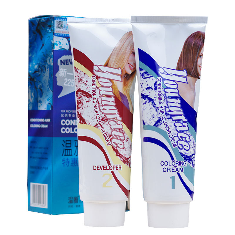 温雅特惠装染发焗油膏染发剂膏染发霜发廊理发店专用225MLX2