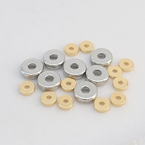18k真金保色隔片串珠手链diy