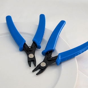 多功能收尾定位珠固定按扣珠卡线扣夹扁专用钳子diy饰品手工工具