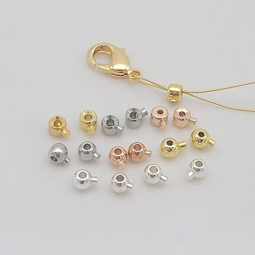 Браслет ручной работы, ожерелье, стальная проволка, 18 карат, фиксаторы в комплекте, «сделай сам»