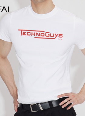 NFAI 25SS “TechnoGuys”印花短袖 轻薄舒适/正肩版型/修饰比例