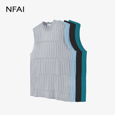 NFAI.23SS镂空针织背心