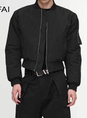NFAI. 黑/卡/迷彩 MA1 Bomber 飞行夹克棉服 力量廓形/3防特氟龙