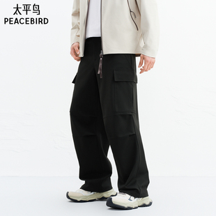 工装 太平鸟男装 休闲裤 2026新款 B2GLG1159 潮流直筒裤 商场同款