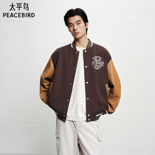 棒球服外套潮 B2BCF4116 新款 夾克25冬季 商場同款 太平鳥男裝