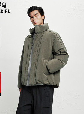 【商场同款】太平鸟男装 2025年冬季新款面包服男羽绒服B2ACF4535