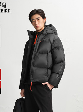 【AIRxPEACE】太平鸟男装立领连帽排骨羽绒服新款鹅绒服B2ACF4625