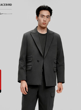【PETER DO联名】太平鸟男装 休闲西服宽松舒适男士西服B1BBF3C10