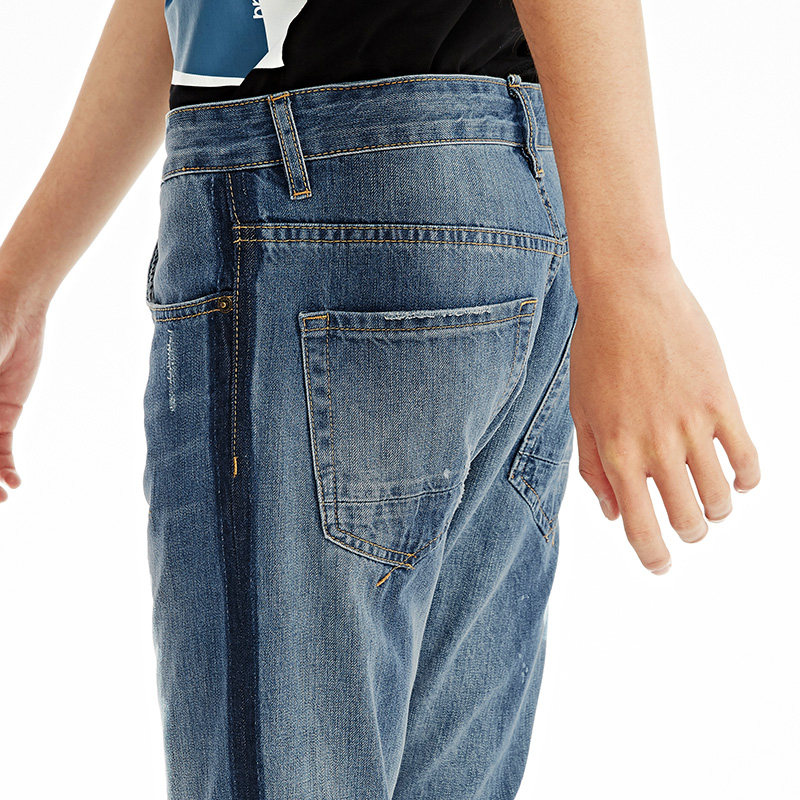 Jeans pour jeunesse PEACEBIRD en coton pour été - Ref 1461585 Image 4