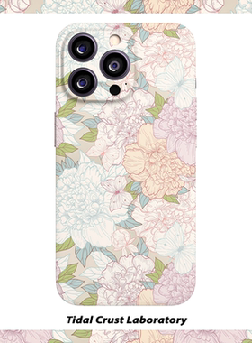 国风牡丹盛开吉祥高级菲林二合一手机壳适用苹果17nova14华为p70mate60小米15opporen14ovivo荣耀300iPhone16