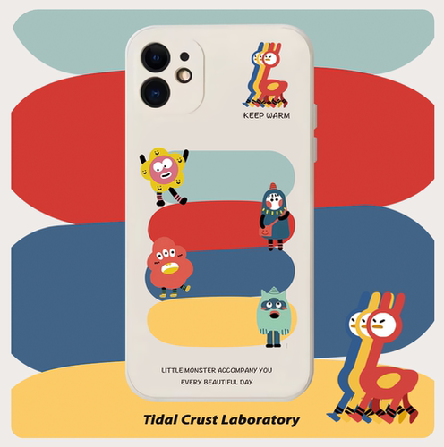 液态硅胶卡通潮牌全包手机壳