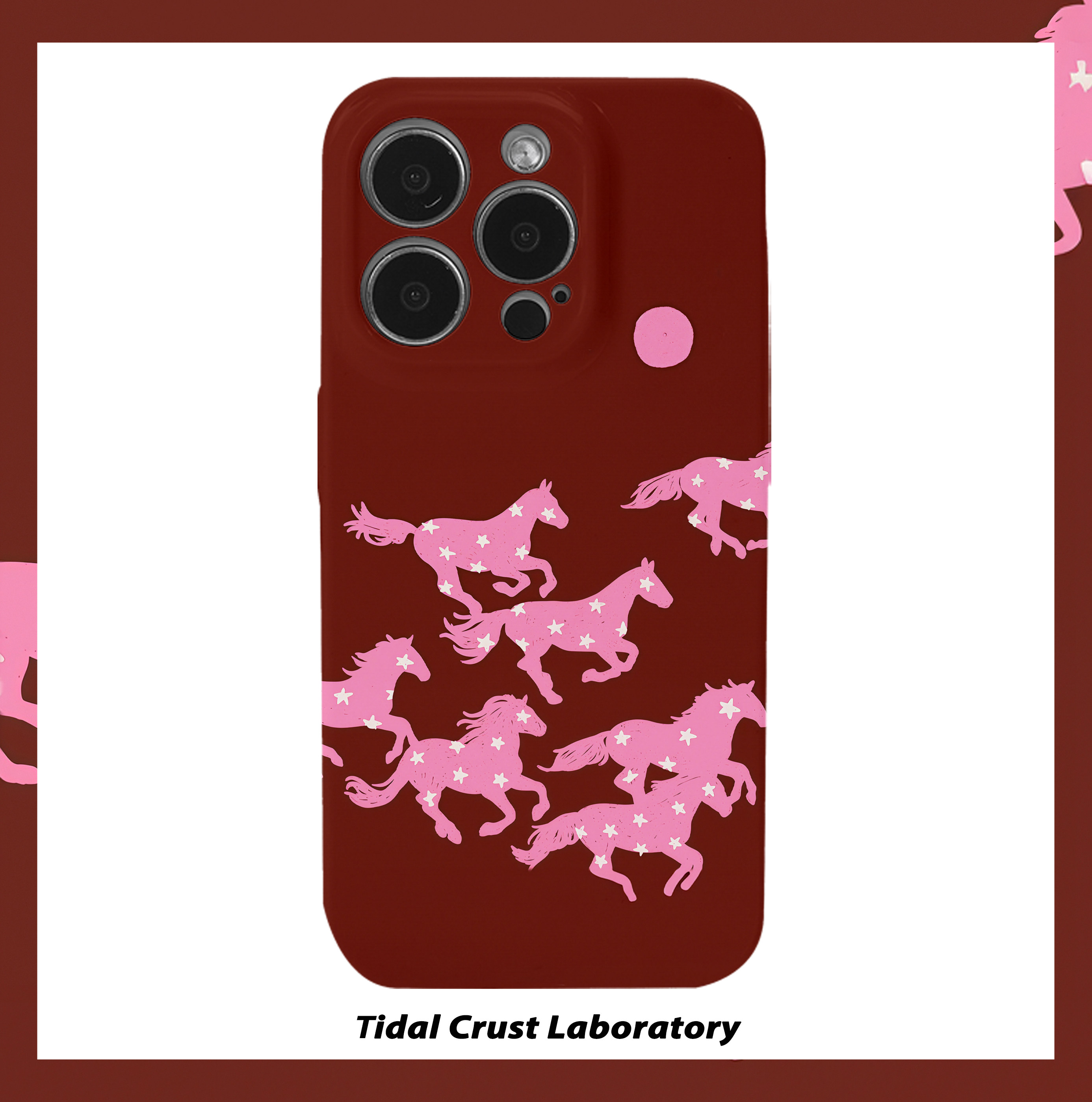 马年星星好运群马奔腾菲林二合一手机壳适用苹果17nova14华为