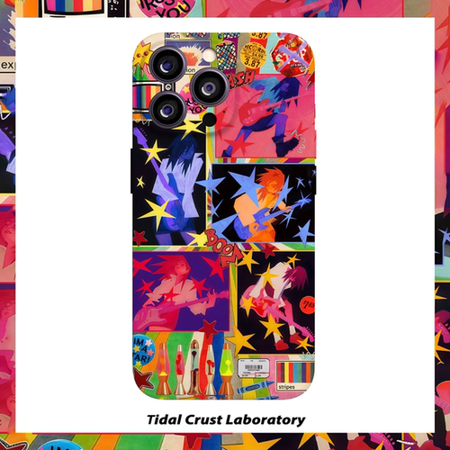 炫酷y2k摇滚少女拼接菲林二合一手机壳适用苹果17nova14华为p70mate60小米15opporen14ovivo荣耀300iPhone16