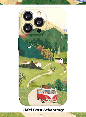 和朋友开车去野餐吧菲林二合一手机壳适用苹果17nova14华为p70mate60小米15opporen14ovivo荣耀300iPhone16