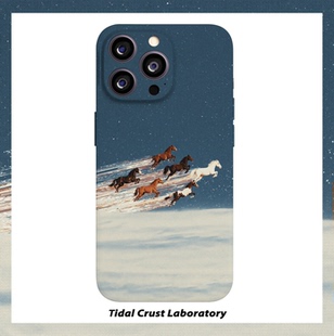 马年新年骏马凌空飞驰菲林二合一手机壳适用苹果17nova14华为p70mate60小米15opporen14ovivo荣耀300iPhone16