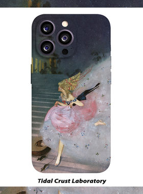 公主出逃可爱魔幻油画菲林二合一手机壳适用苹果17nova14华为p70mate60小米15opporen14ovivo荣耀300iPhone16